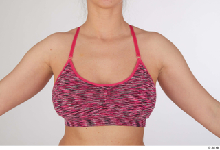 Mia Brown breast chest pink bra sports 0001.jpg
